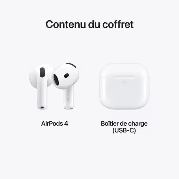 AirPods 4 en utilisation extérieure