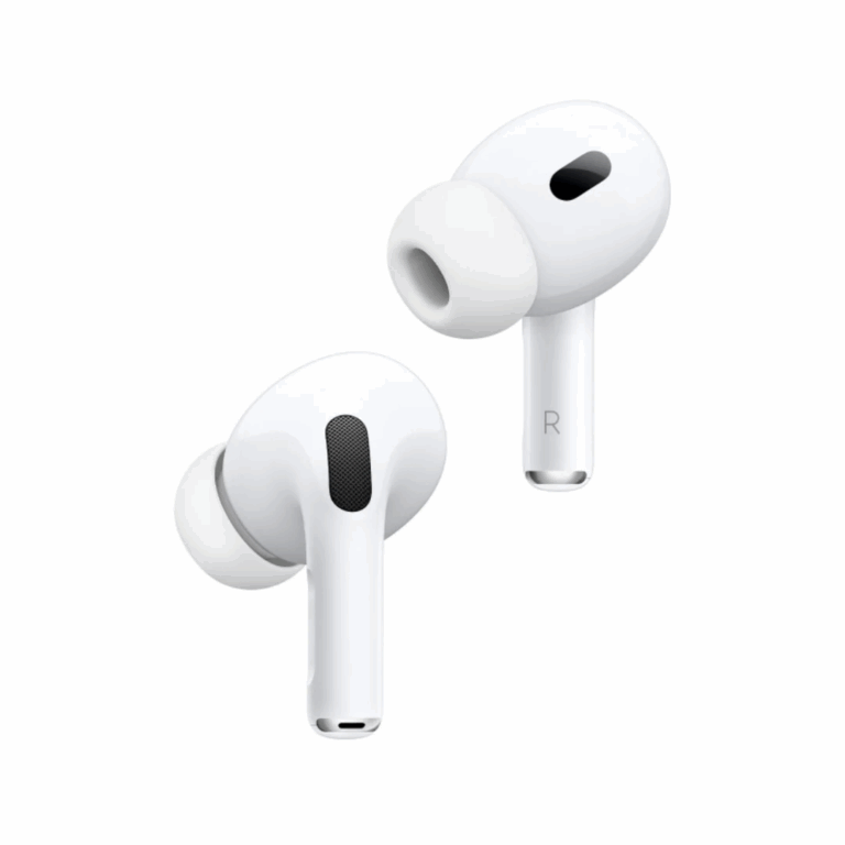 Interface iOS avec réglages AirPods Pro