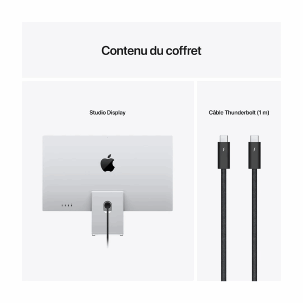 Apple Studio Display – Profil et inclinaison
