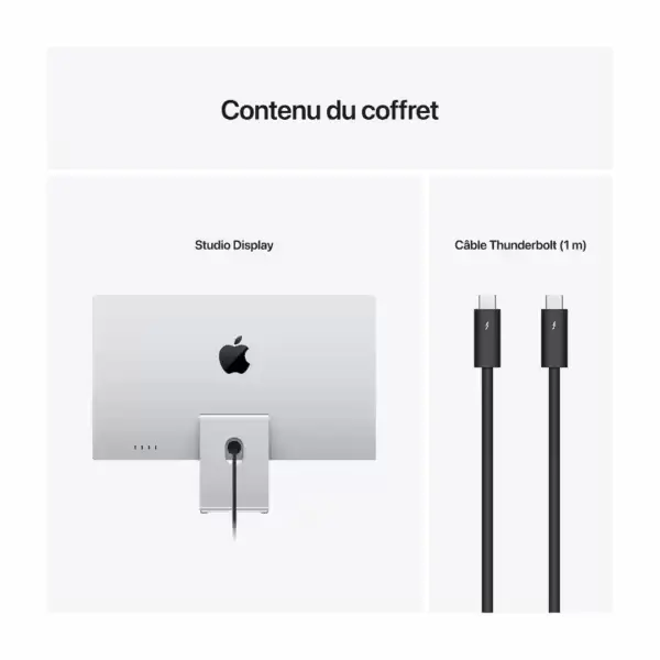 Apple Studio Display – Profil et inclinaison