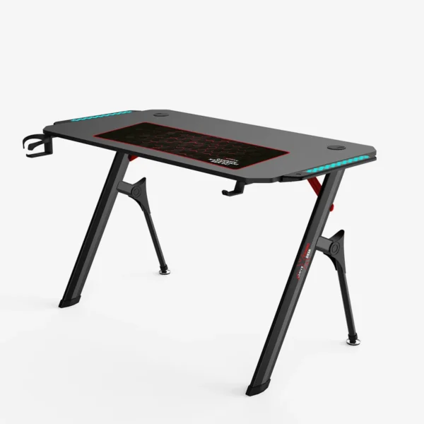 Bureau Gamer Deadskull TD-02 avec éclairage RGB