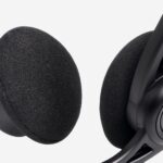Casque Logitech 960 vu de face avec microphone