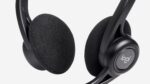 Casque Logitech 960 vu de face avec microphone