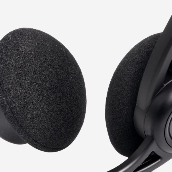 Casque Logitech 960 vu de face avec microphone