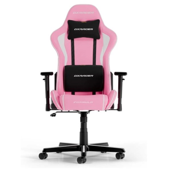 Chaise gamer DXRacer Formula F08 Pink vue de face