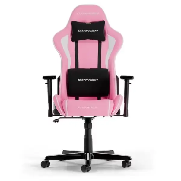 Chaise gamer DXRacer Formula F08 Pink vue de face