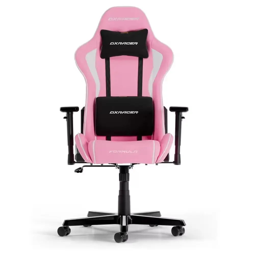 Chaise gamer DXRacer Formula F08 Pink vue de face