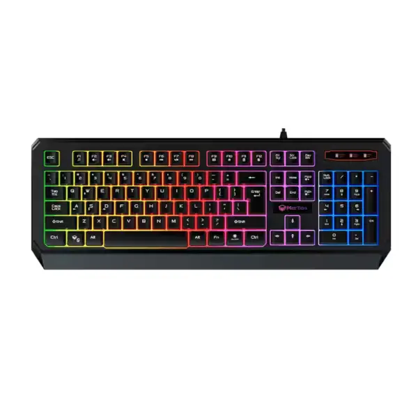 Vue de face du clavier gamer Meetion K9320 noir