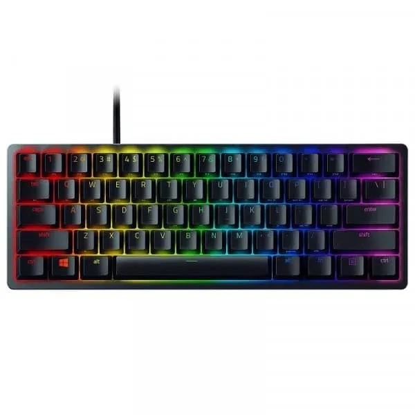 Clavier gaming K61 compact avec rétroéclairage RGB