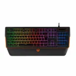 Vue de face du clavier Meetion MK9520 avec rétroéclairage RGB