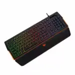 Clavier MK9520 en utilisation sur un bureau gaming