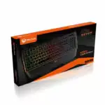 Éclairage RGB multicolore en action sur le clavier MK9520