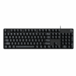 Vue avant du clavier Logitech G G413 SE rétroéclairé rouge