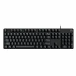 Vue avant du clavier Logitech G G413 SE rétroéclairé rouge