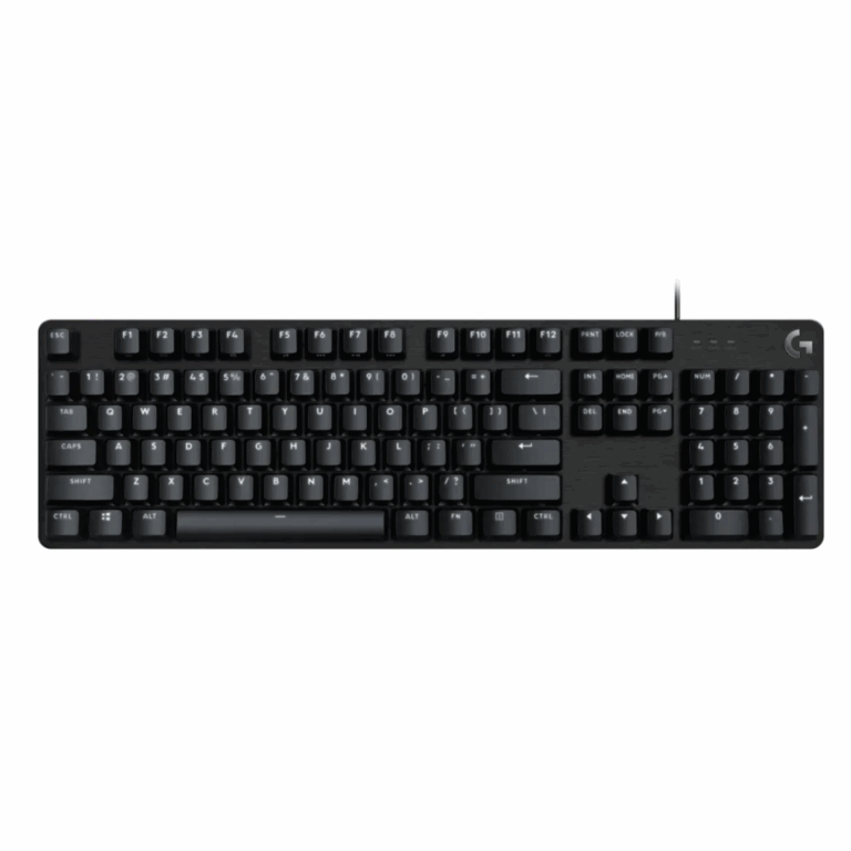 Vue avant du clavier Logitech G G413 SE rétroéclairé rouge