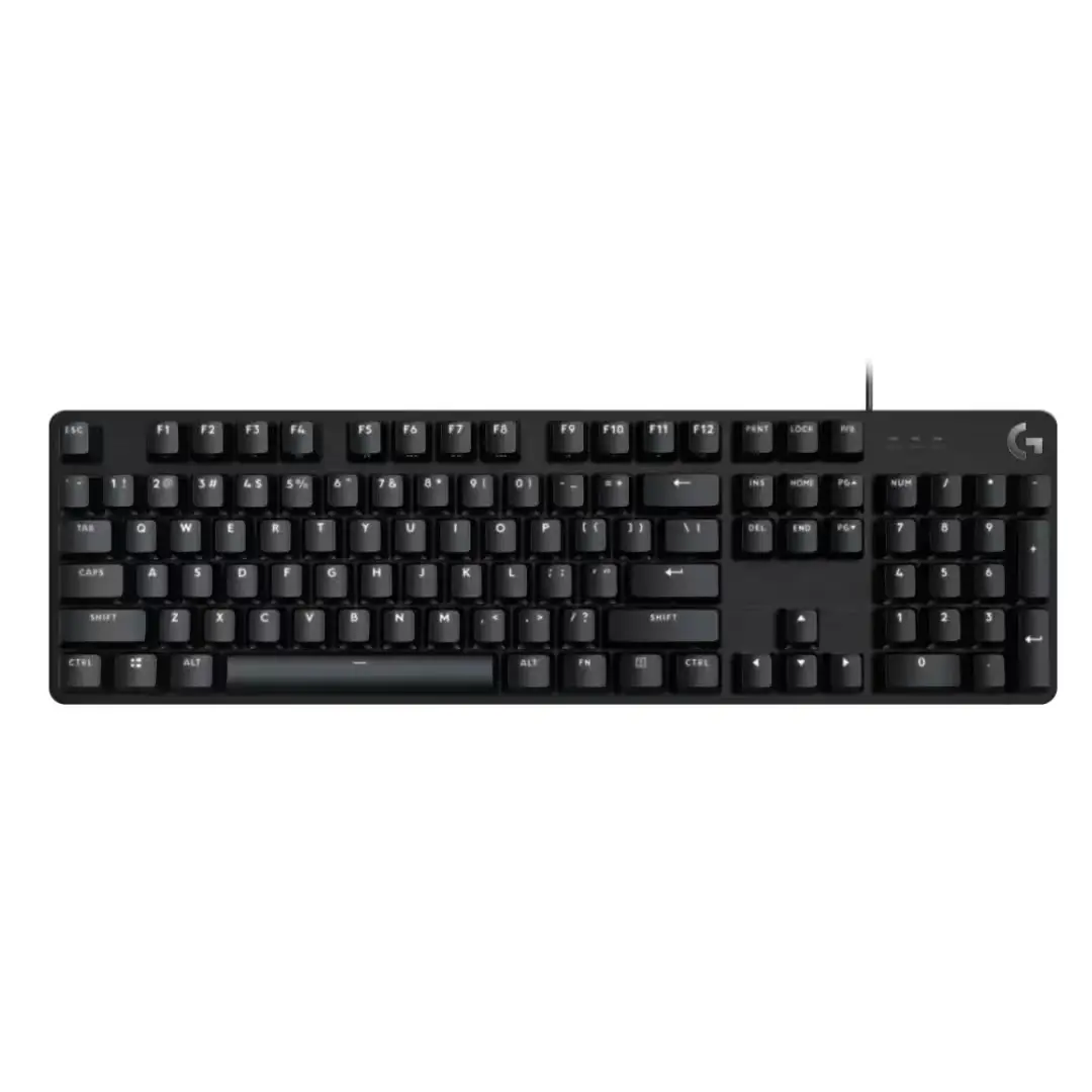 Vue avant du clavier Logitech G G413 SE rétroéclairé rouge