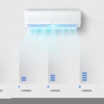 Interface et boutons de réglage du climatiseur TCL