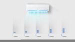 Interface et boutons de réglage du climatiseur TCL