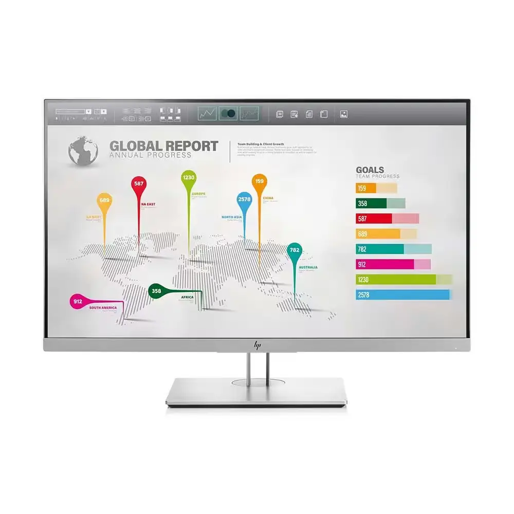 Moniteur HP EliteDisplay E273q vue de face