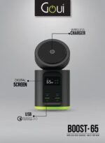 Smartphone en charge sans fil sur GOUI Boost 65