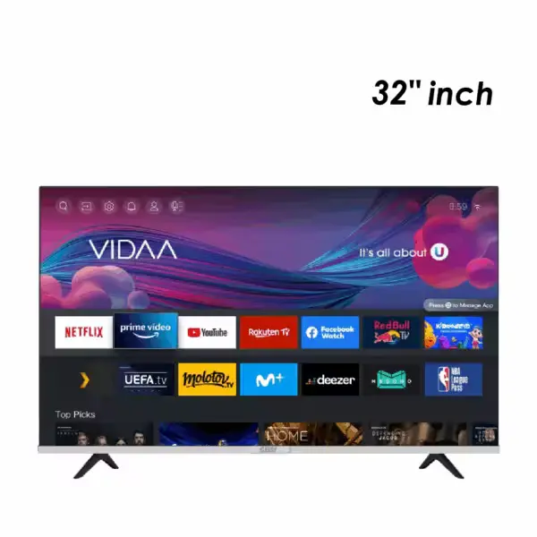 Interface Android 13 sur Geist TV LED 32 pouces