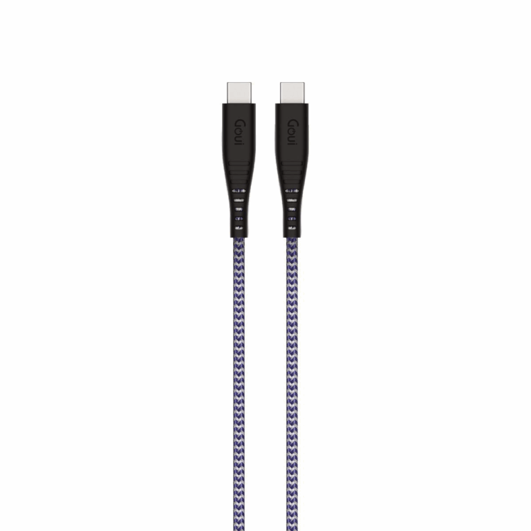 Câble Goui FLEX Type-C vers Type-C 60W noir
