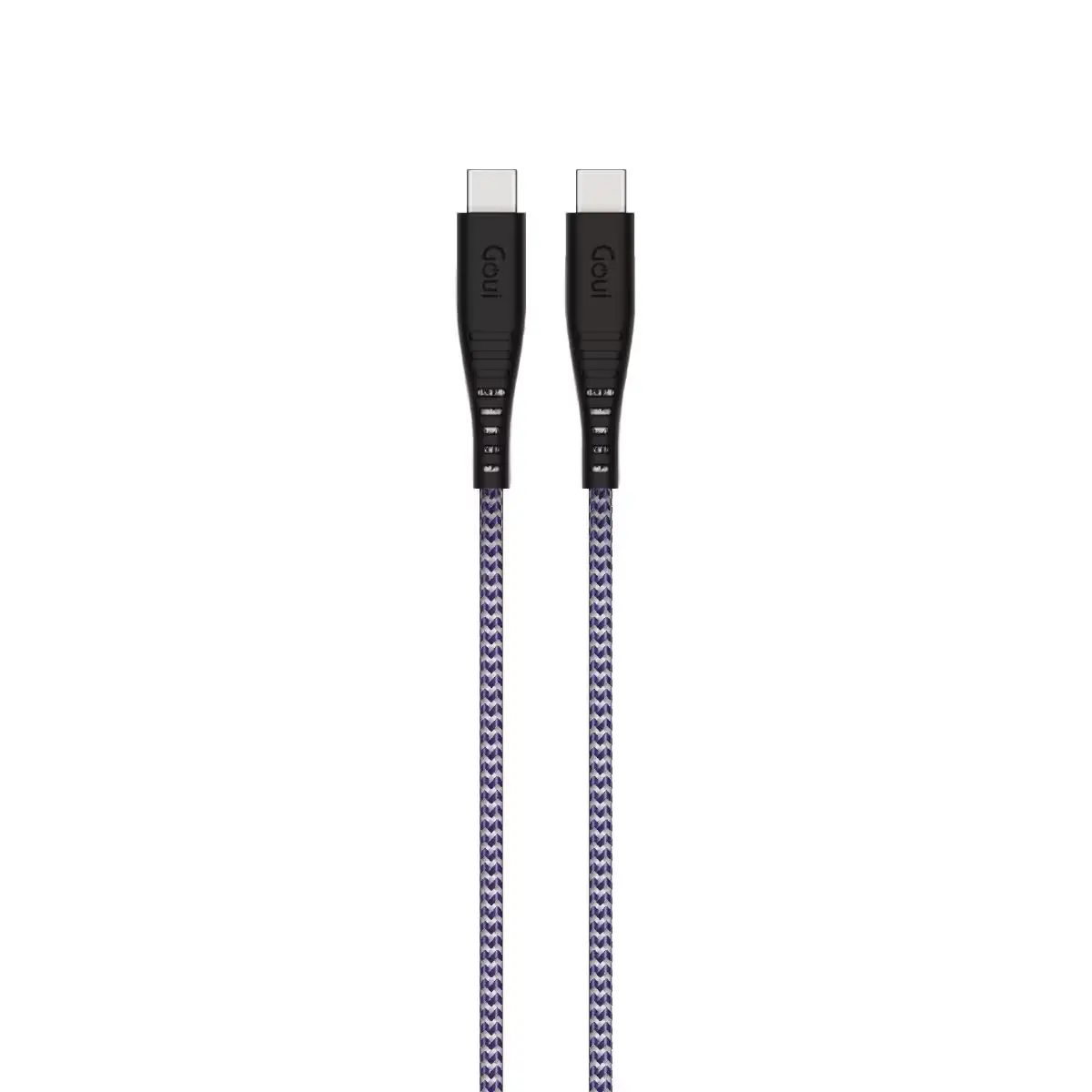 Câble Goui FLEX Type-C vers Type-C 60W noir