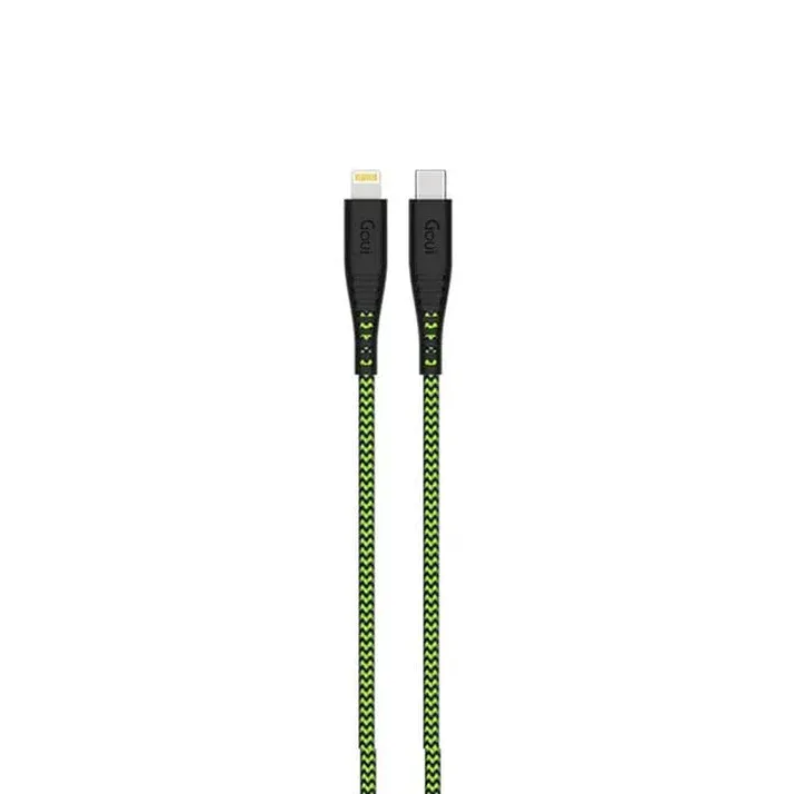 Connecteurs USB-C et Lightning du câble Goui FLEX