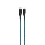 Câble Goui Flex Lightning Type-C 60W Bleu clair