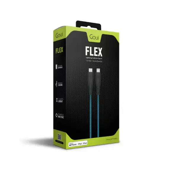 Câble Goui Flex 1,5m enroulé sur une table
