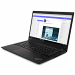 Vue de face du Lenovo ThinkPad T495s