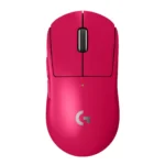 Logitech G Pro X Superlight – vue de profil magenta