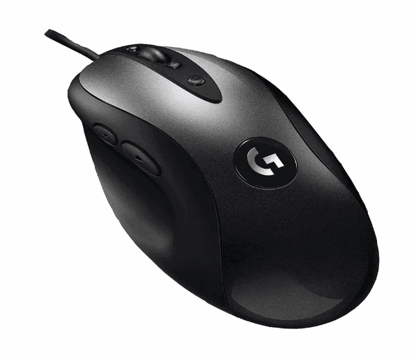 Souris gamer Logitech MX518 avec capteur HERO 16K et câble USB