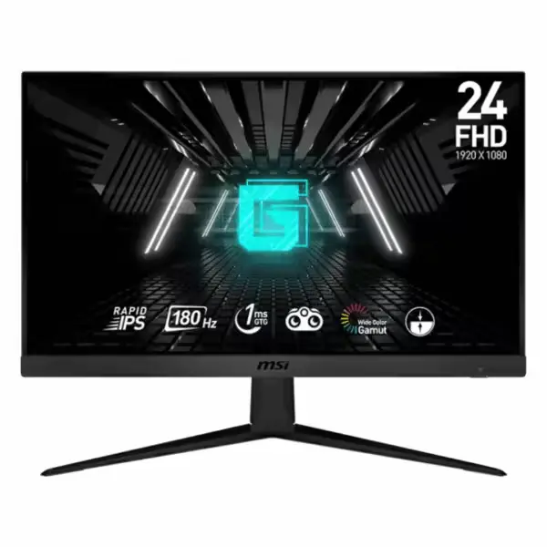 Utilisateur jouant avec le MSI Optix G2412F