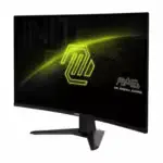 Vue latérale du MSI Optix MAG 27C6X montrant la courbure 1500R