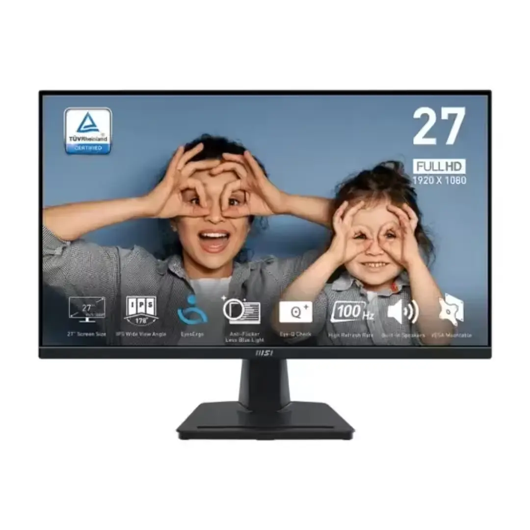 Vue frontale du moniteur MSI PRO MP275