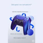 Manette PS5 DualSense connectée en USB-C