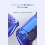 Manette DualSense Chroma Indigo vue de face
