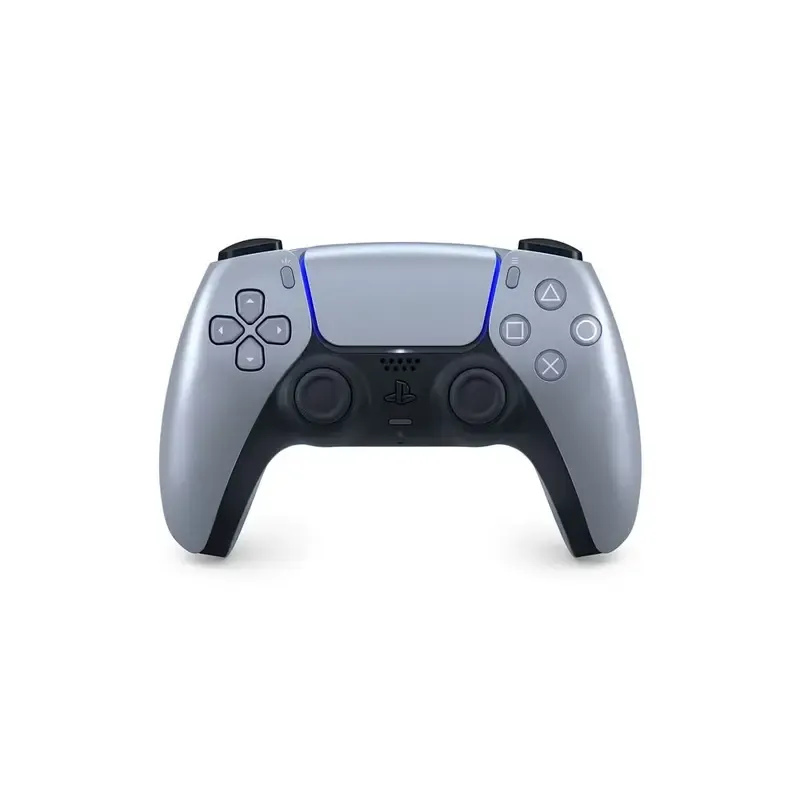 Manette Sony DualSense PS5 SILVER (1) Manette Sony DualSense PS5 couleur Sterling Silver sur fond blanc