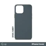 Pochette iPhone 14 Pro Max MagSafe couleur gris acier