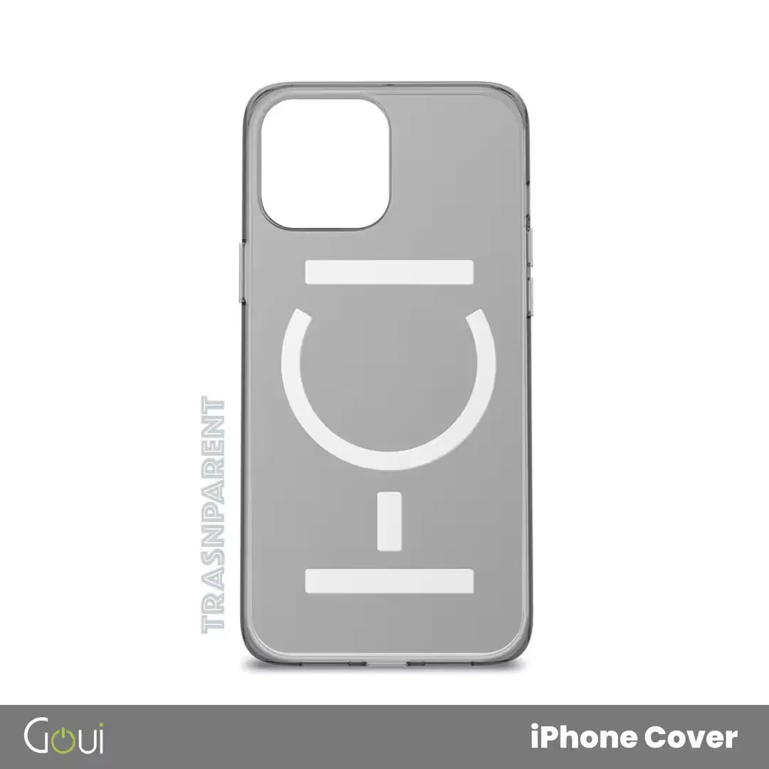 Pochette iPhone 14 Pro Max transparente vue de face