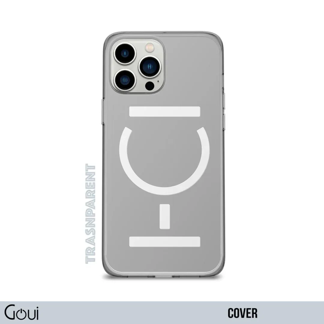 Pochette iPhone 15 Plus MagSafe Transparente GOUI Pochette MagSafe transparente pour iPhone 15 Plus