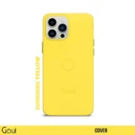 Pochette iPhone 15 Pro Max Jaune Soleil MagSafe GOUI