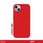 Coque Goui rouge antichocs pour iPhone 15