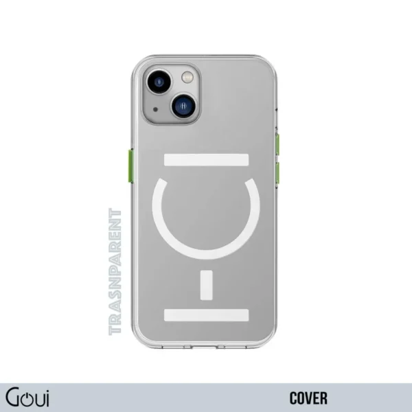 Coque transparente MagSafe Goui pour iPhone 15