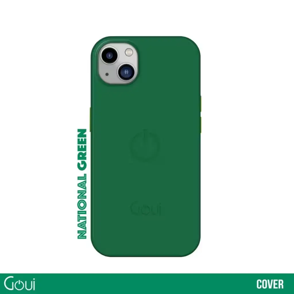 Pochette iPhone 15 Nation Green vue de face