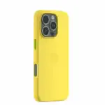 Coque Jaune Soleil pour iPhone 16 Pro vue de dos