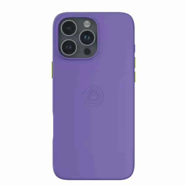 Pochette iPhone 16 Pro Max violet lavande avec technologie MagSafe