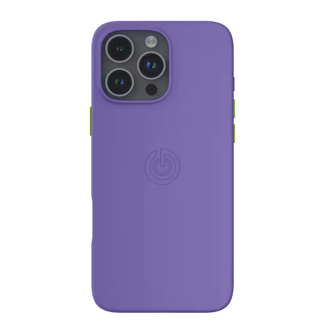 Pochette iPhone 16 Pro Max violet lavande avec technologie MagSafe