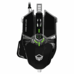 Souris Gamer Meetion M990S RGB posée sur un setup de jeu